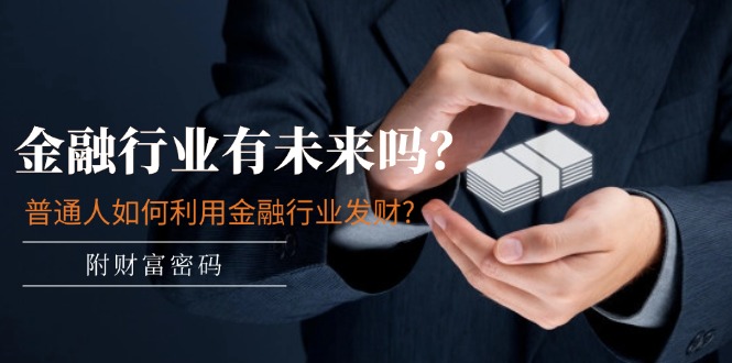 某付费文章：金融行业有未来吗？普通人如何利用金融行业发财?(附财富密码)-战狼项目网