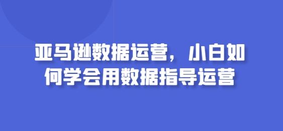 亚马逊数据运营，小白如何学会用数据指导运营 – 战狼项目网_分享创业资讯_最新网络项目资源-战狼项目网