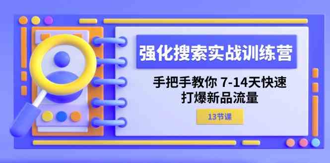 强化搜索实战训练营，手把手教你7-14天快速打爆新品流量（13节课） – 战狼项目网_分享创业资讯_最新网络项目资源-战狼项目网