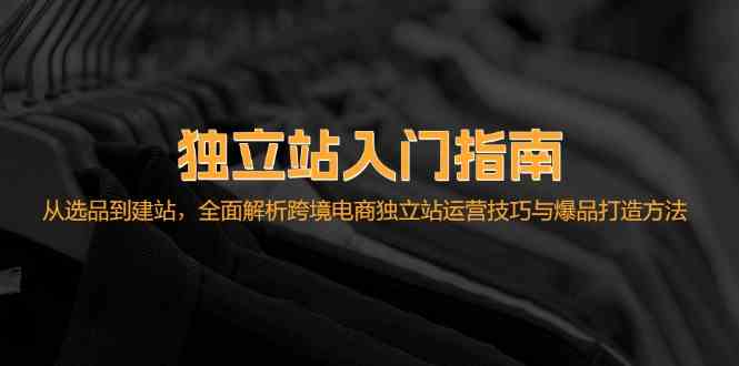 独立站入门指南：从选品到建站，全面解析跨境电商独立站运营技巧与爆品打造方法 – 战狼项目网_分享创业资讯_最新网络项目资源-战狼项目网