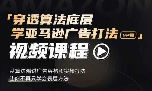 穿透算法底层，学亚马逊广告打法SP篇，从算法侧讲广告架构和实操打法，让你不再只学会表层方法 – 战狼项目网_分享创业资讯_最新网络项目资源-战狼项目网