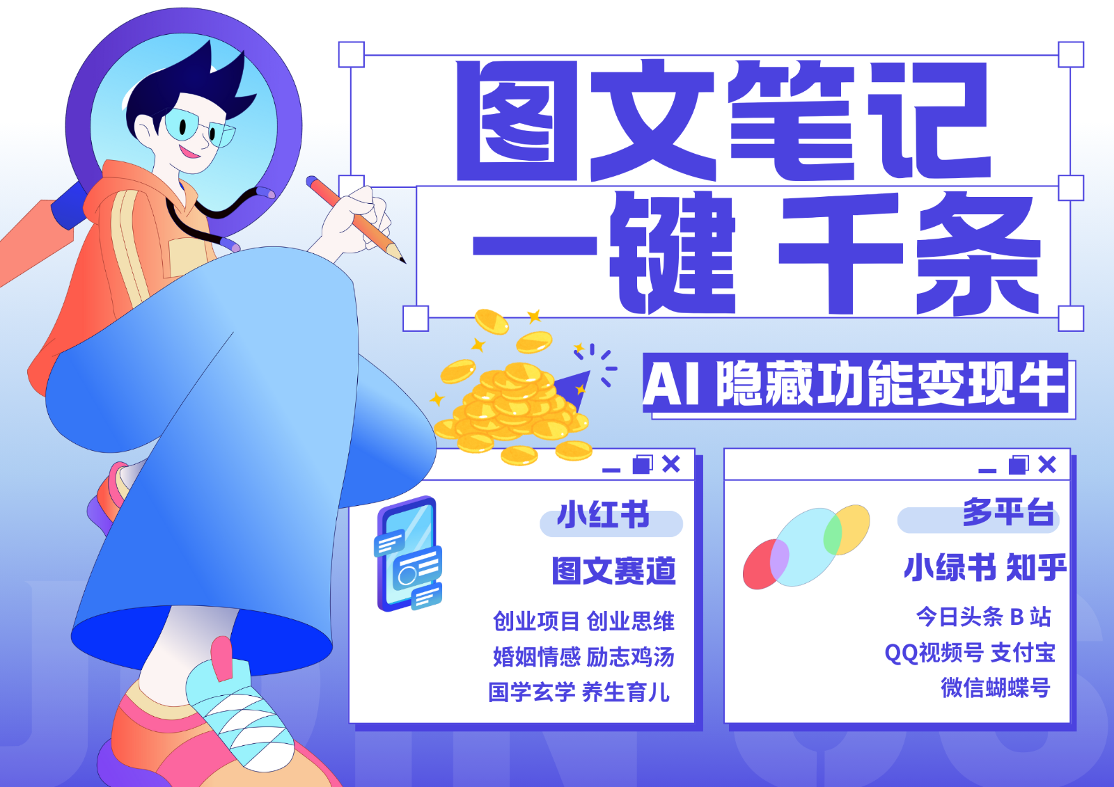 1键生成数千条图文 创业国学 秒生笔记 小红书小绿书图文 轻松引流 变现30000+ – 战狼项目网_分享创业资讯_最新网络项目资源-战狼项目网