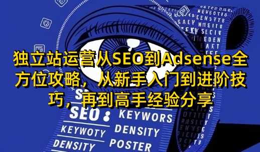 独立站运营从SEO到Adsense全方位攻略，从新手入门到进阶技巧，再到高手经验分享 – 战狼项目网_分享创业资讯_最新网络项目资源-战狼项目网